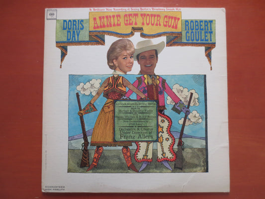 DORIS DAY, ANNIE Get Your Gun, Robert Goulet, Vintage Vinyl, Record Vinyl, Records, Vinyl Records, Country Lp, 1963 Records