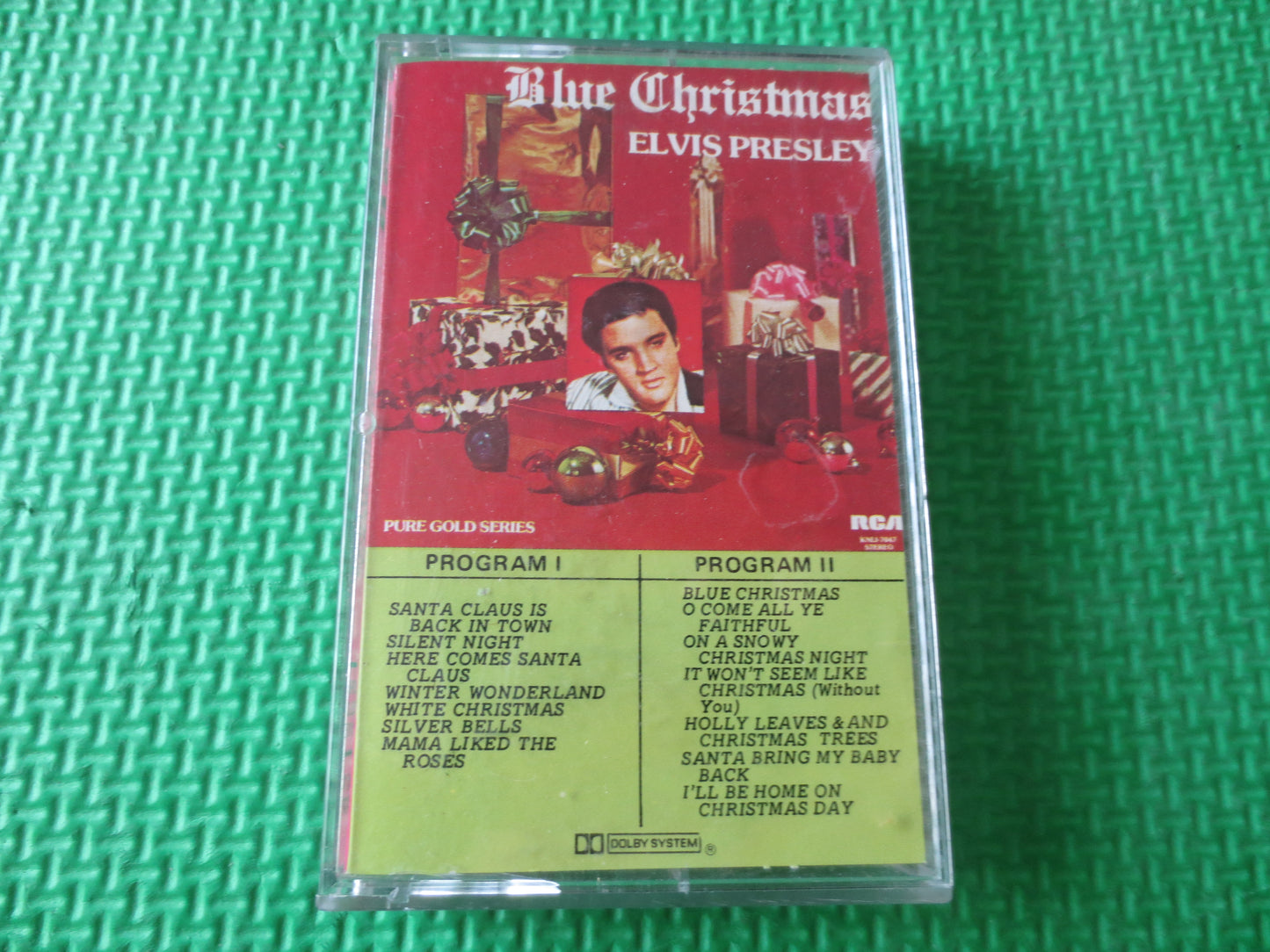 ELVIS PRESLEY, Blue CHRISTMAS Tape, Elvis Presley Album, Elvis Presley Cassette, Tape Cassette, Cassette Music, Pop Cassette