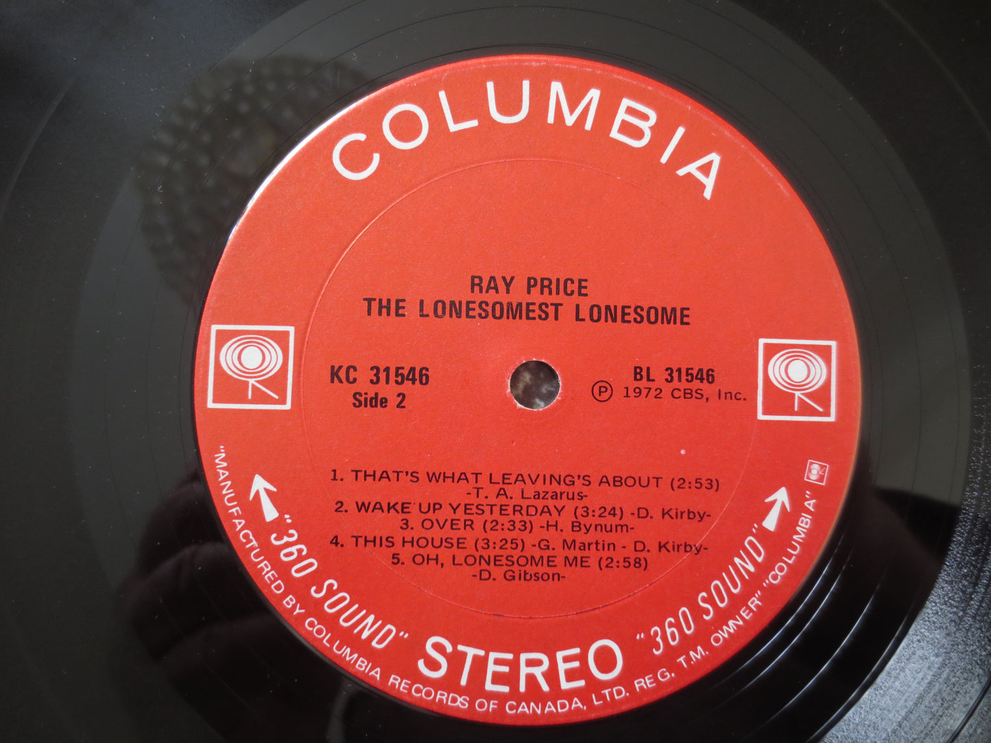 RAY PRICE, The LONESOMEST, Country Records, Ray Price Record, Ray Price Album, Record Vinyl, Vinyl Album, Lps, 1972 Records