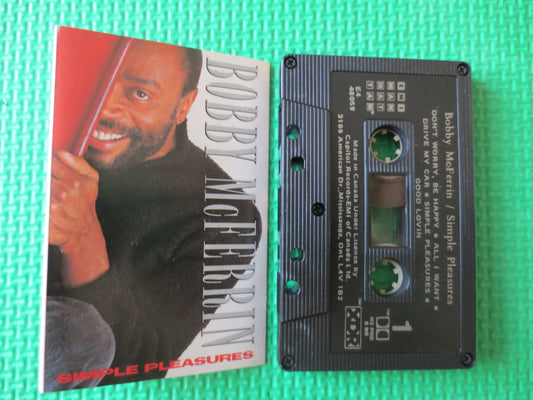 BOBBY McFERRIN, Simple PLEASURES, Bobby McFerrin Tape, Bobby McFerrin Music, Bobby McFerrin Album, Music Tape, Music Cassette