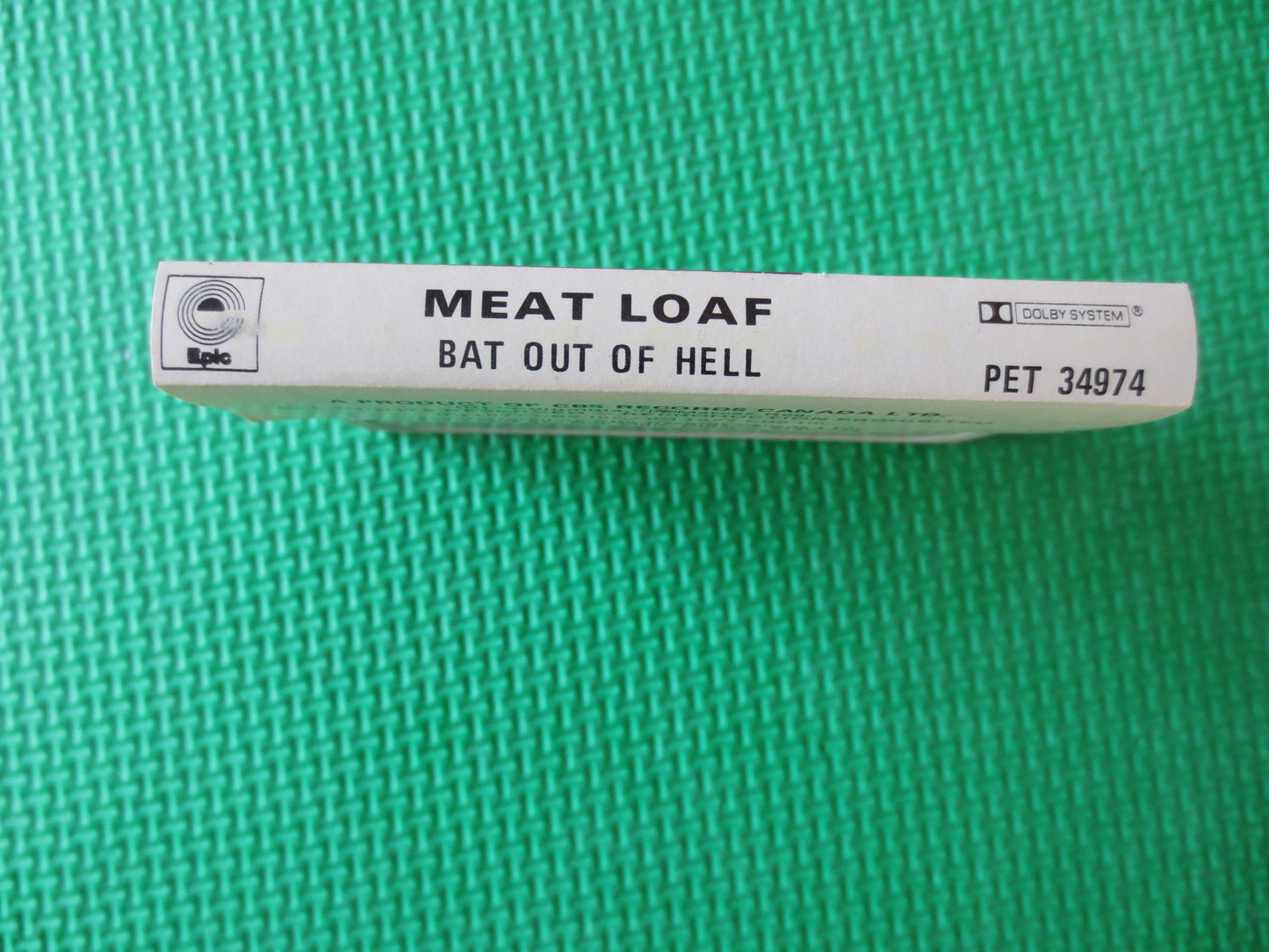 MEAT LOAF, BAT Out of Hell, Meat Loaf Tape, Meat Loaf Album, Tape Cassette, Rock Cassette, Classic Rock lp, Cassette Music