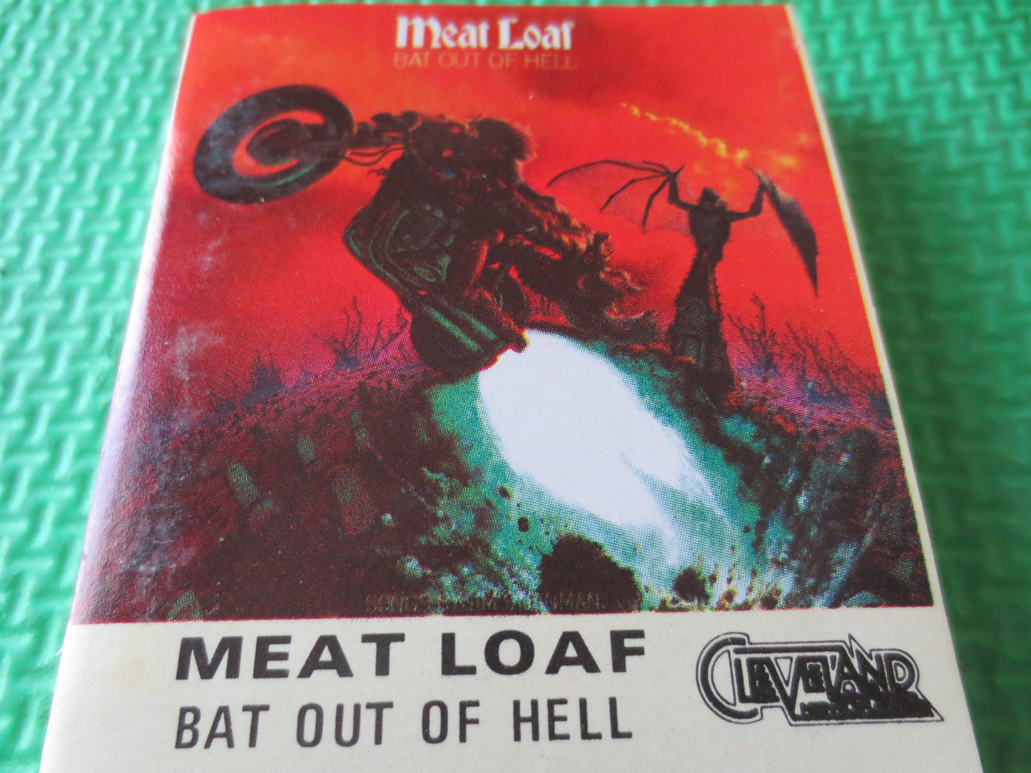 MEAT LOAF, BAT Out of Hell, Meat Loaf Tape, Meat Loaf Album, Tape Cassette, Rock Cassette, Classic Rock lp, Cassette Music