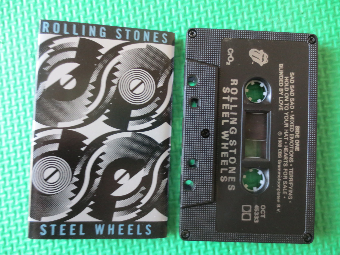 ROLLING STONES, STEEL Wheels, Rolling Stones Tape, Tape Cassette, Rock Music Tape, Tapes, Rock Cassette, Cassette Music