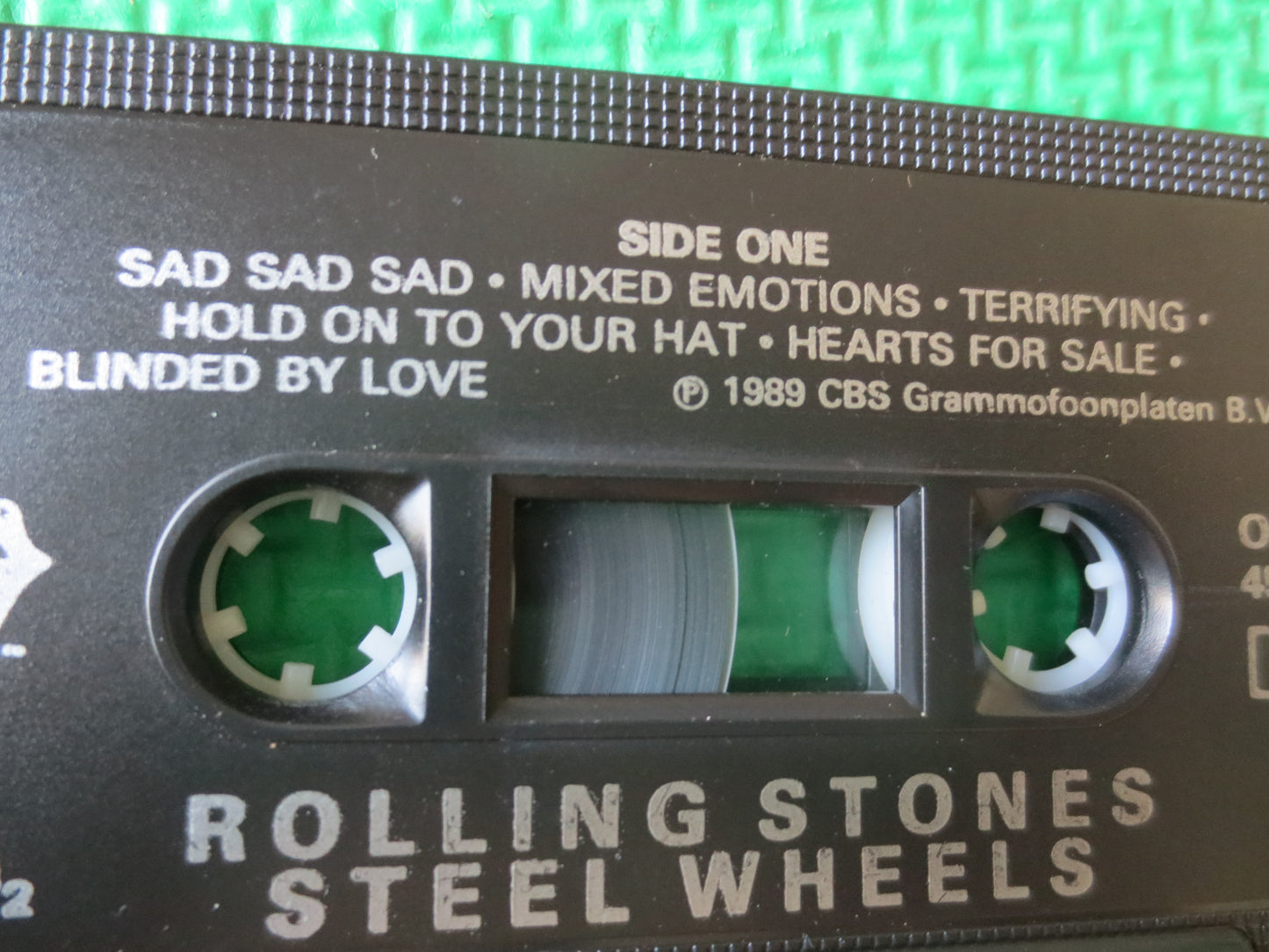 ROLLING STONES, STEEL Wheels, Rolling Stones Tape, Tape Cassette, Rock Music Tape, Tapes, Rock Cassette, Cassette Music