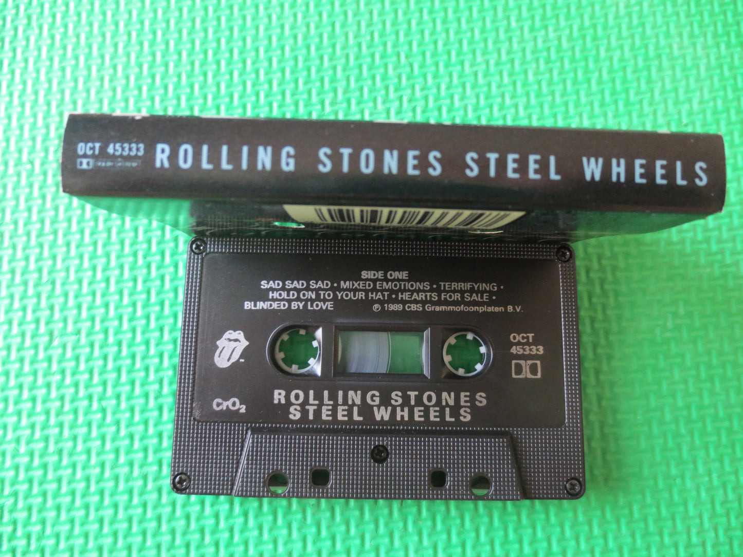 ROLLING STONES, STEEL Wheels, Rolling Stones Tape, Tape Cassette, Rock Music Tape, Tapes, Rock Cassette, Cassette Music