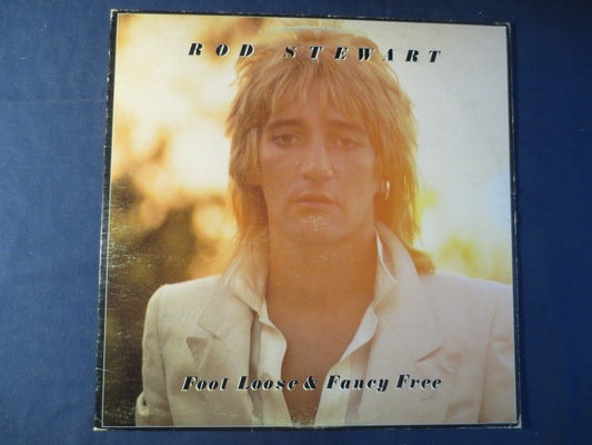 ROD STEWART, FOOTLOOSE and Fancy Free, Rod Stewart Records, Rod Stewart Album, Rod Stewart Lps, Rock Albums, 1977 Records