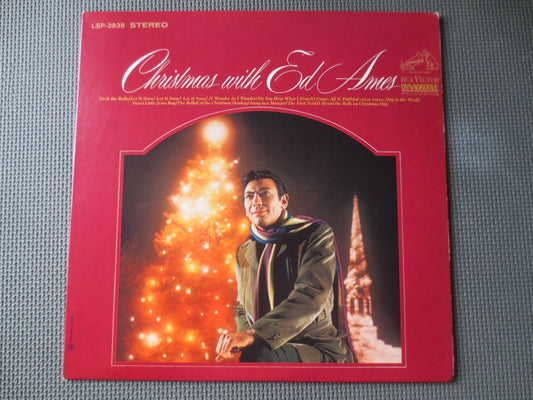 ED AMES, CHRISTMAS Record, Christmas Album, Ed Ames Records, Christmas Lp, Country Records, Ed Ames Christmas, 1967 Records