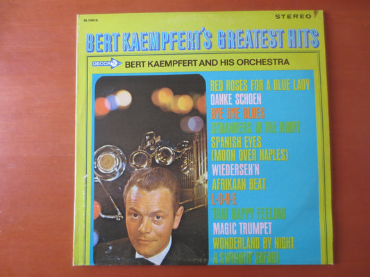 BERT KAEMPFERT, GREATEST Hits, Bert Kaempfert Album, Jazz Records, Jazz Albums, Bert Kaempfert Music, Vinyl, 1966 Records