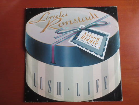 LINDA RONSTADT, Lush LIFE, Pop Record, Vintage Vinyl, Record Vinyl, Record, Vinyl Record, Pop Vinyl, Vinyl Lp, 1984 Records