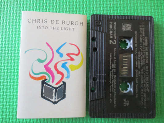 CHRIS De BURGH, Into The LIGHT, Chris De Burgh Tape, Cassette, Rock Music Tape, Music Tapes, Rock Cassette, Cassette Music