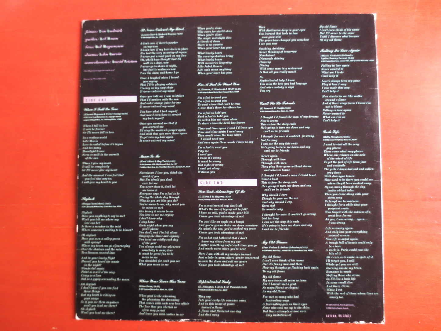 LINDA RONSTADT, Lush LIFE, Pop Record, Vintage Vinyl, Record Vinyl, Record, Vinyl Record, Pop Vinyl, Vinyl Lp, 1984 Records