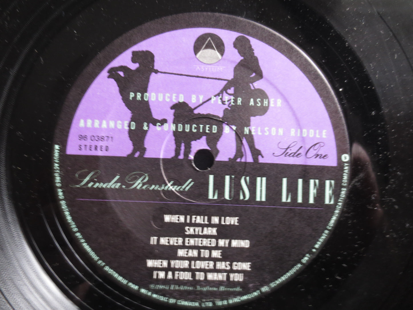 LINDA RONSTADT, Lush LIFE, Pop Record, Vintage Vinyl, Record Vinyl, Record, Vinyl Record, Pop Vinyl, Vinyl Lp, 1984 Records