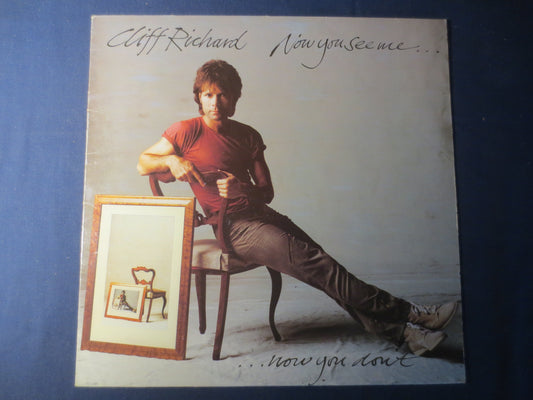 CLIFF RICHARD, NOW You See Me, Rock Records, Pop Records, Vintage Vinyl, Record Vinyl, Records, Vinyl Records, 1982 Records