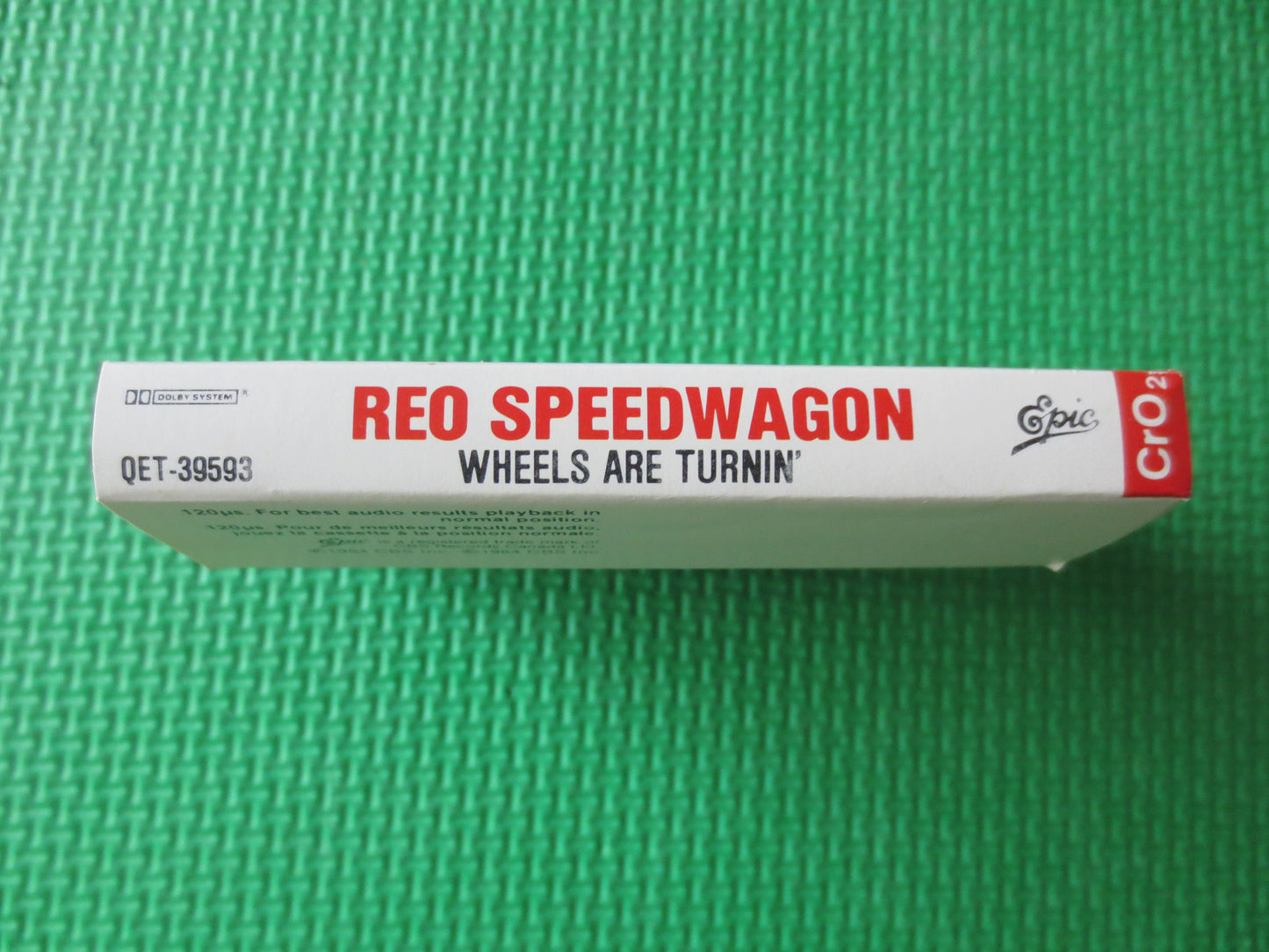 Reo SPEEDWAGON, WHEELS are Turnin', Reo SPEEDWAGON Tape, Reo Speedwagon Album, Tape Cassette, Vintage Tapes, 1984 Cassette