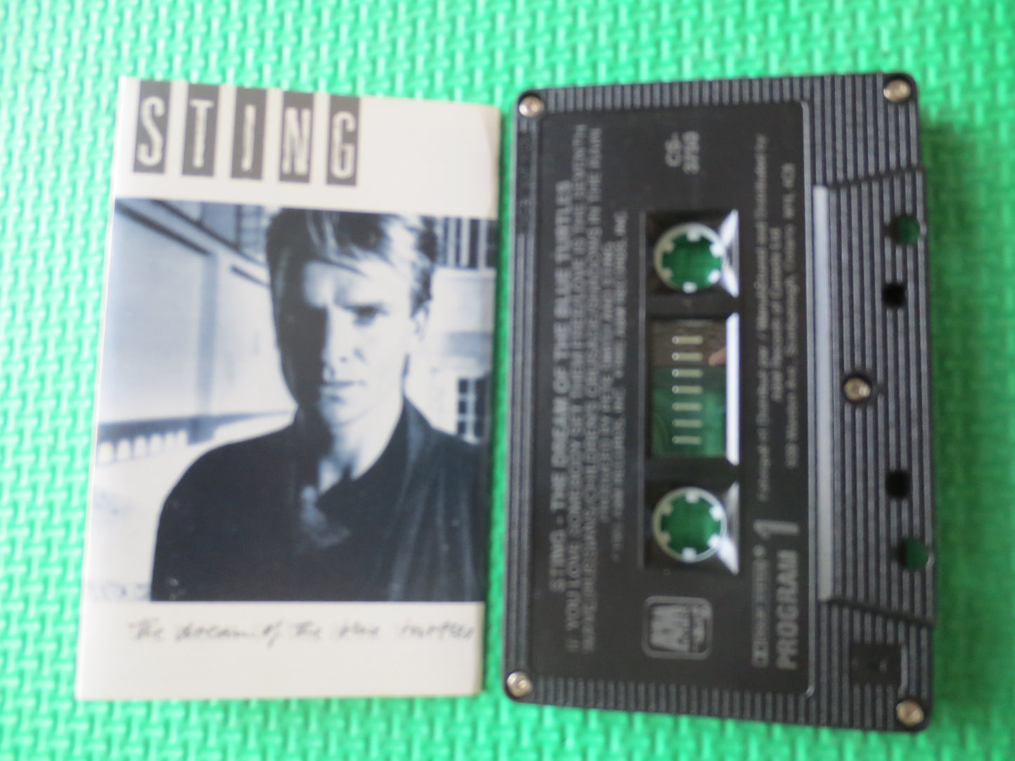 STING, DREAM of the TURTLES, Sting Tape, Sting Album, Tape Cassette, Police Cassette, Rock Cassette, Sting lp, Cassette Music