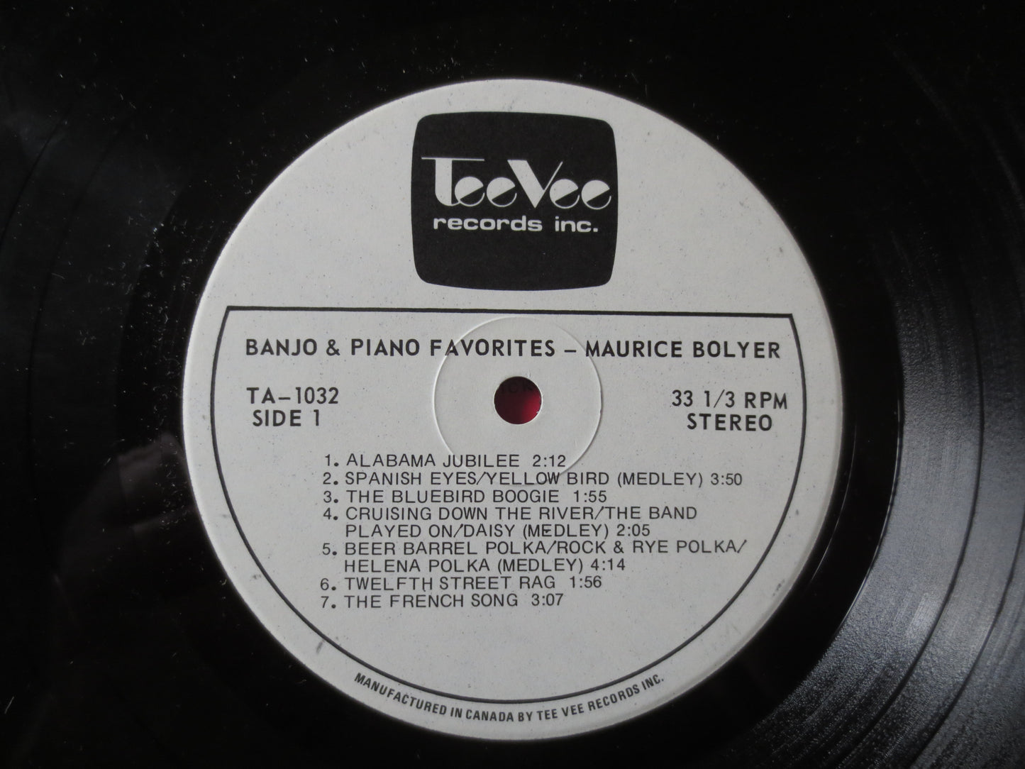 MAURICE BOLYER, BANJO and Piano, Bluegrass Record, Bluegrass Album, Bluegrass Vinyl, Banjo Album, Vinyl Lps, 1975 Records