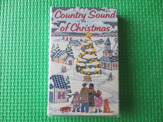 CHRISTMAS, Factory SEALED, CHRISTMAS Tape, Country Sounds, Christmas Album, Christmas Cassette, Vintage Tapes, Music Cassette