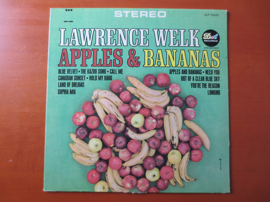 LAWRENCE WELK, Apples and BANANAS, Lawrence Welk Albums, Lawrence Welk Record, Vintage Vinyl, Vinyl Records, 1965 Records