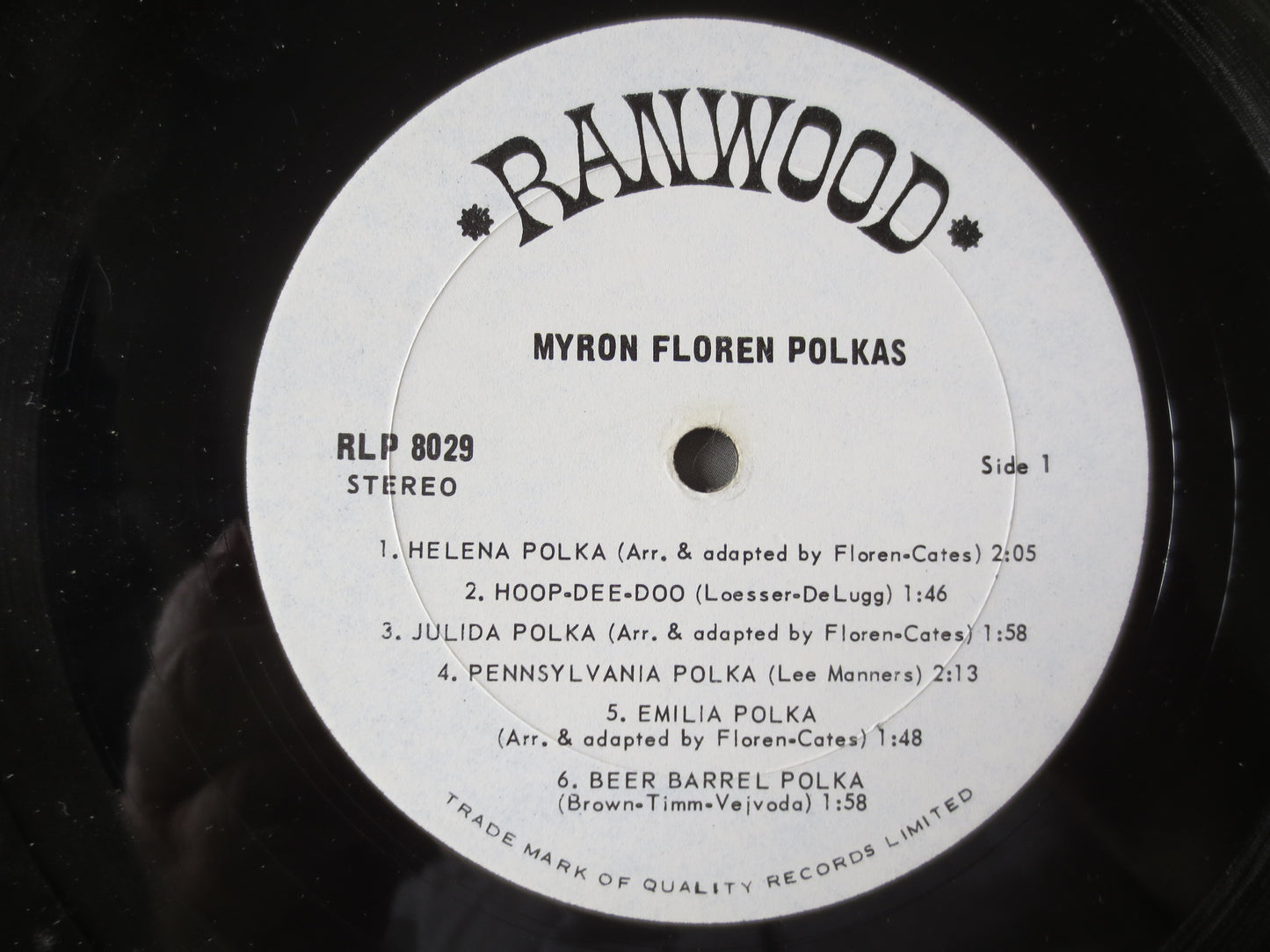 MYRON FLOREN, POLKAS, Myron Floren Records, Polka Records, Polka Albums, Polka Music, Myron Floren Album, Lps, 1968 Records