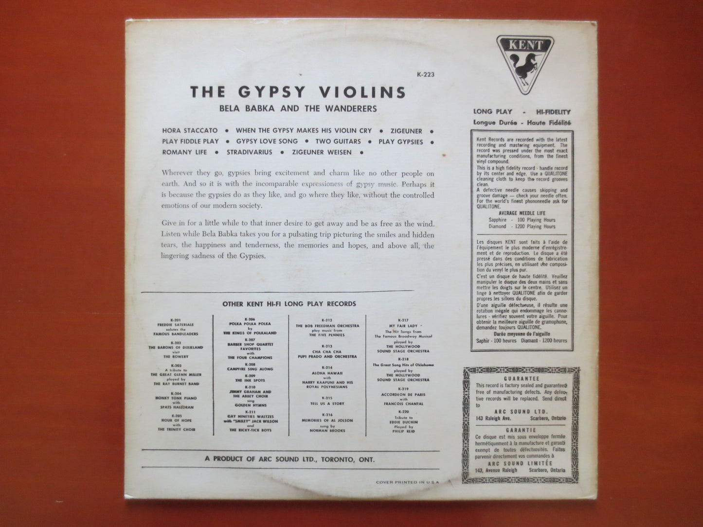 BELA BABKA, GYPSY Violins Album, Bela Babka Album, Bela Babka Vinyl, Bela Babka Lp, Gypsy Music, Vinyl, 1960 Records