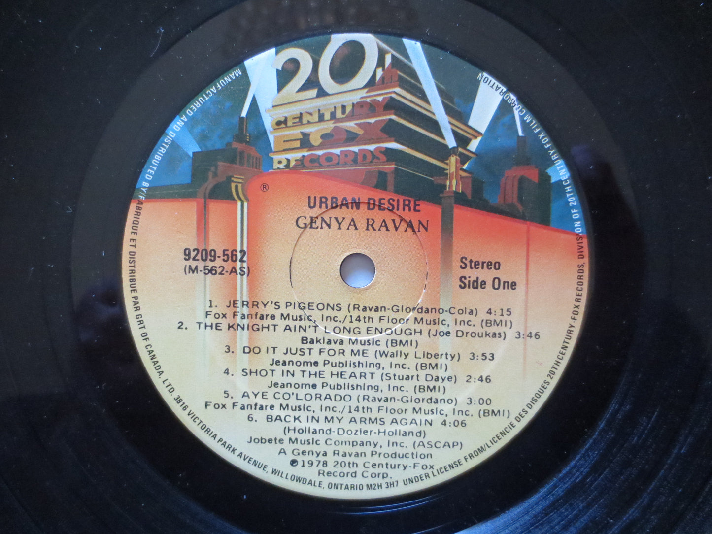 GENYA RAVAN, Urban DESIRE Album, Genya Ravan Album, Genya Ravan Vinyl, Genya Ravan Lp, Vintage Vinyl, 1978 Records