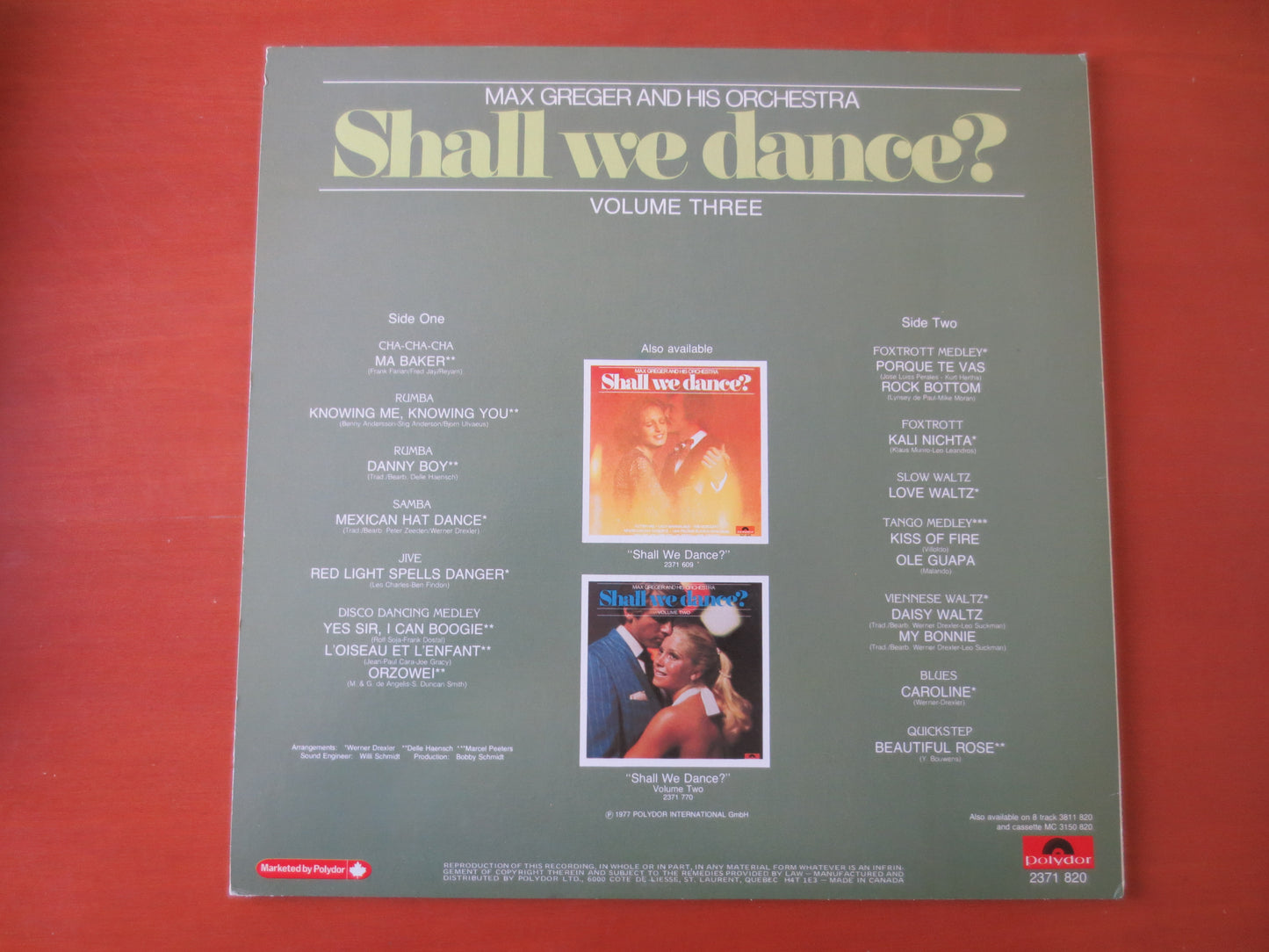 MAX GREGER, Shall We DANCE, Max Greger Records, Dance Records, Dance Albums, Max Greger Albums, Records, lps, 1977 Record