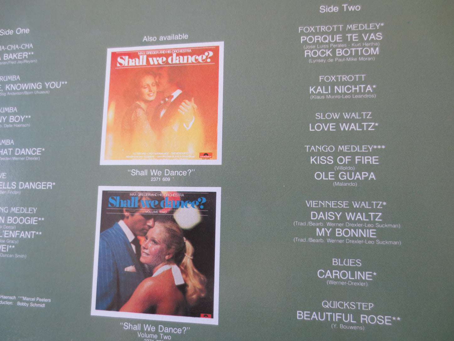 MAX GREGER, Shall We DANCE, Max Greger Records, Dance Records, Dance Albums, Max Greger Albums, Records, lps, 1977 Record