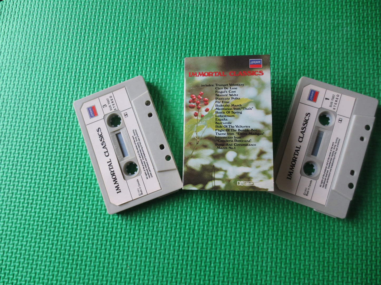 IMMORTAL CLASSICS, CLASSICAL Music, 2 Cassette Tapes, Classical Music Tape, Tape Cassette, Classical Cassette, 1983 Tapes