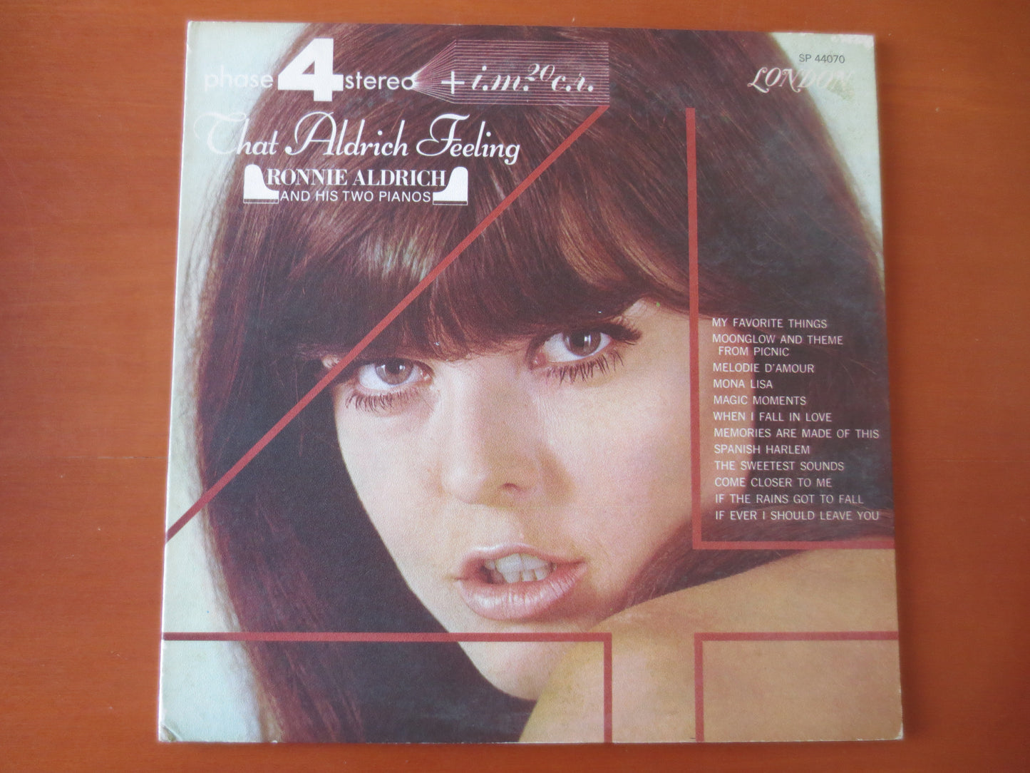 That ALDRICH Feeling, Phase 4 Records, RONNIE ALDRICH, Piano Records, Piano Music Albums, Vinyl Record, lps, 1965 Records