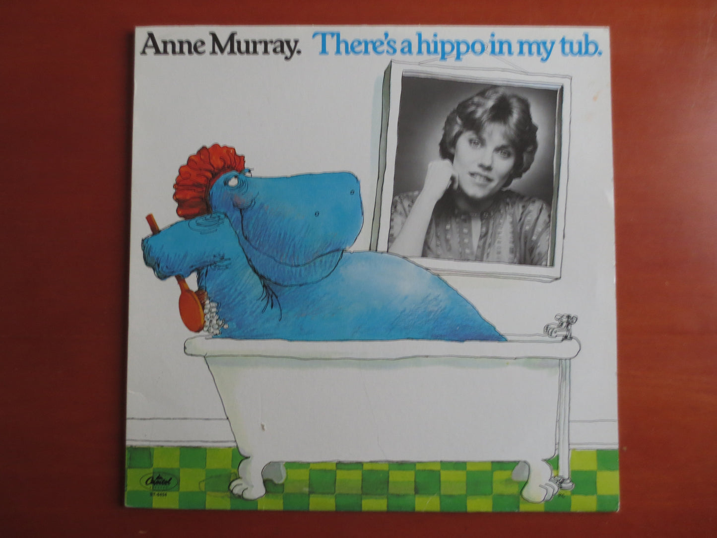 ANNE MURRAY, There's a Hippo in My Tub, Childrens Record, Vintage Vinyl, Kids Vinyl, Kids Album, Vinyl Record, 1977 Records