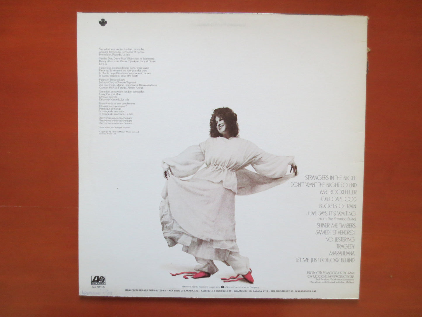 BETTE MIDLER, NEW Depression Lp, Bette Midler Record, Bette Midler Vinyl, Bette Midler Lp, Vinyl Album, 1976 Records