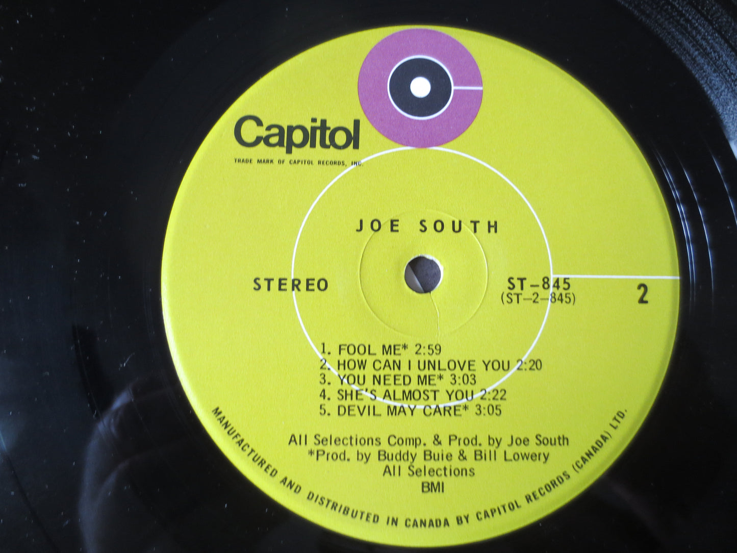 JOE SOUTH, Joe South ALBUM, Joe South Vinyl, Joe South Lp, Joe South Records, Vinyl Lp, Records, Country lps, 1971 Records