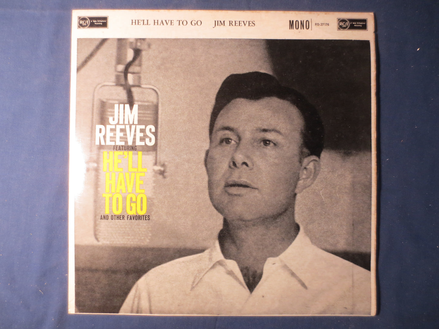 JIM REEVES, He'll Have To Go, COUNTRY Records, Jim Reeves Record, Jim Reeves Album, Jim Reeves Lp, Vinyl Lps, 1960 Records