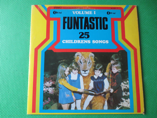 K-TEL Records, FUNTASTIC, 25 CHILDRENS Songs, K-Tel Albums, Vintage Vinyl, K-Tel Vinyl, Vinyl Records, Vinyl, 1975 Records