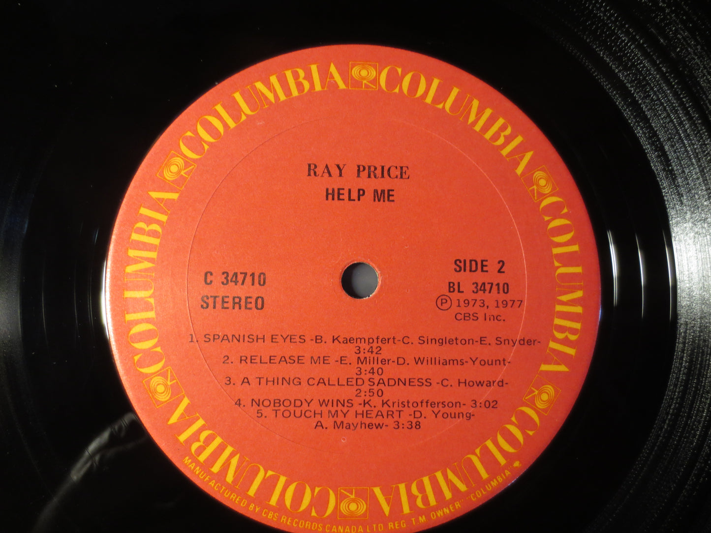 RAY PRICE, Help Me, Country Records, Ray Price Record, Ray Price Album, Record Vinyl, Vinyl Records, Vinyl Lp, 1970 Records