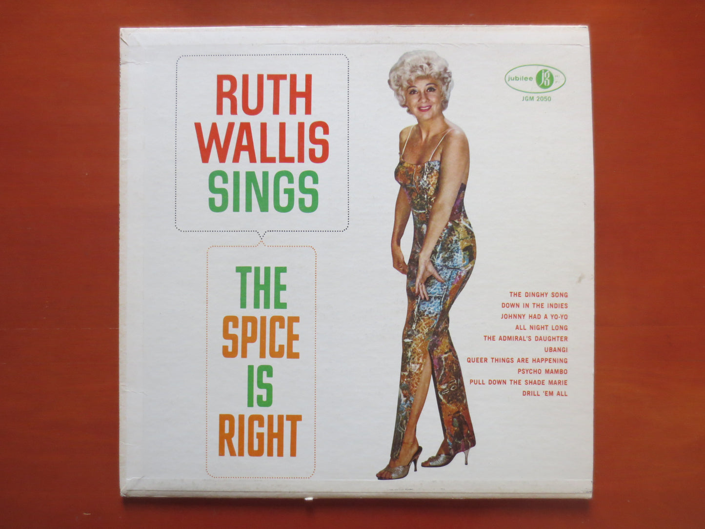 RUTH WALLIS, RUTH WALLIS Record, The SPICE is Right, Ruth Wallis Album, Ruth Wallis Vinyl, Ruth Wallis Lp, Vinyl Album, Lp, 1963 Records