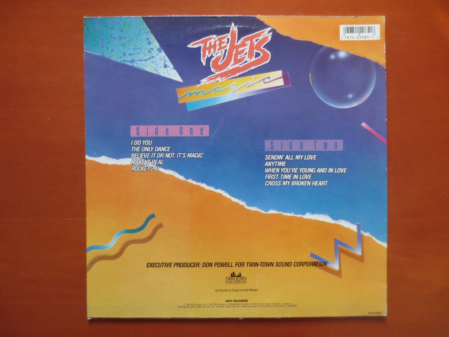 The JETS, MAGIC Album, The JETS Record, Magic Record, The Jets Vinyl, Magic Vinyl, The Jets Lp, Magic Lp, 1987 Records