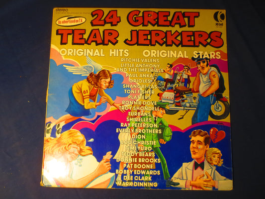 24 TEAR JERKERS, K-TEL Records, Pop Record, Country Record, Vintage Vinyl, Record Vinyl, Vinyl Record, Record, 1976 Records