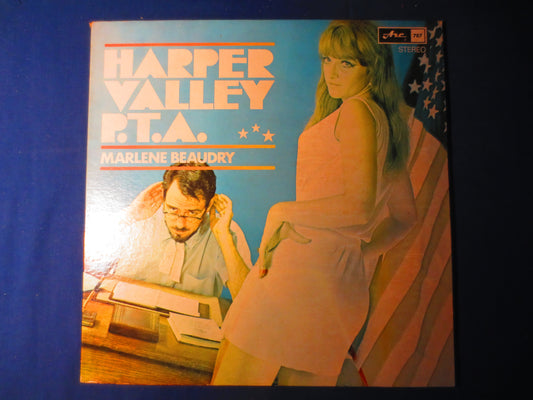 MARLENE BEAUDRY, Harper Valley PTA, Marlene Beaudry Lp, Country Records, Vintage Vinyl, Vinyl Record, Vinyl, 1968 Records