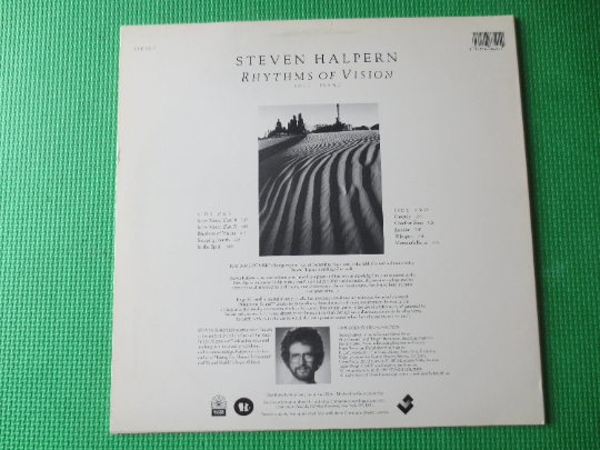 STEVEN HALPERN, RHYTHMS of Vision, New Age Music, Ambient Music, New Age Albums, Lps, Vintage Vinyl, Vinyl lp, 1985 Albums