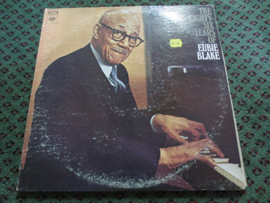 EUBIE BLAKE, Double Album, EUBIE Blake Record, Eubie Blake Album, Eubie Blake Lp, Ragtime Records, Honky Tonk, 1973 Records