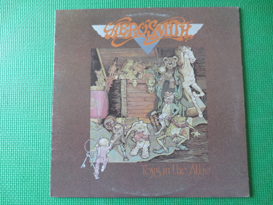 AEROSMITH, TOYS in the ATTIC, Aerosmith Records, Aerosmith Albums, Aerosmith Lp, Aerosmith Vinyl, Vinyl Lp, 1975 Records