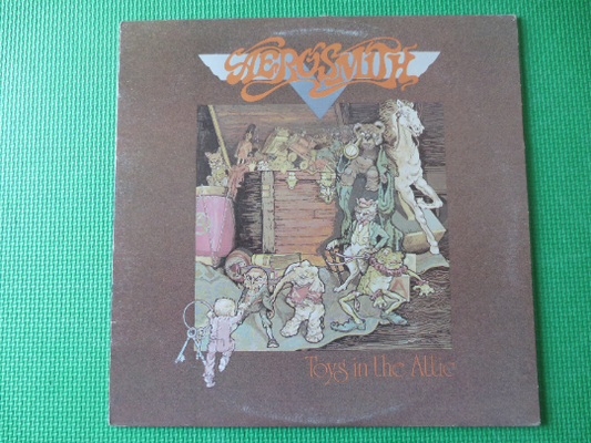 AEROSMITH, TOYS in the ATTIC, Aerosmith Records, Aerosmith Albums, Aerosmith Lp, Aerosmith Vinyl, Vinyl Lp, 1975 Records