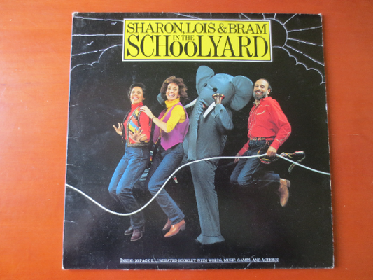 SHARON, LOIS and Bram, AUTOGRAPHED lps, In The School Yard, Childrens Records, Kids Records, Kids Albums, lps, 1981 Records