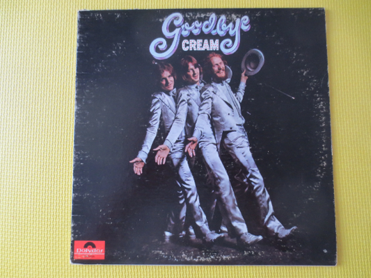 CREAM, GOODBYE, Cream Records, Cream Albums, Vintage Vinyl, Record Vinyl, Record, Vinyl Record, Rock Record, 1969 Records