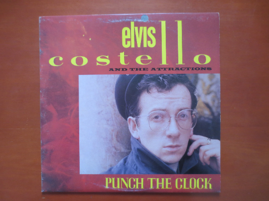 ELVIS COSTELLO, Punch the Clock, Rock Record, New Wave Vinyl, Elvis Costello Lp, Vinyl Records, Vinyl Lp, Lps, 1983 Records